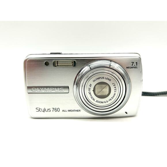 OLYMPUS Stylus 760 7.1 MP 3X Opt Zoom Digital Camera w/Battery & Charger Working - Picture 5 of 13